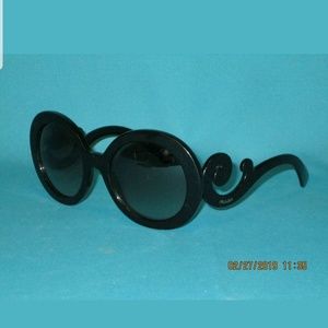 PRADA PR 27NS 1AB3M1 Minimal Baroque Black/Gray Gr